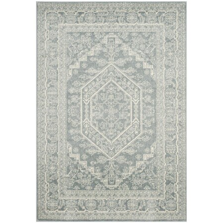 Safavieh Adirondack Small Rectangle Area Rug, Slate and Ivory - 4 x 6 ft. ADR108T-4